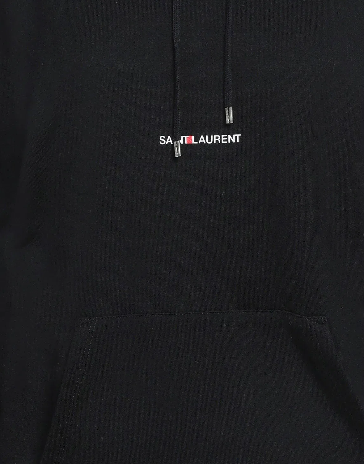 Толстовка с капюшоном SAINT LAURENT черная — фото 4