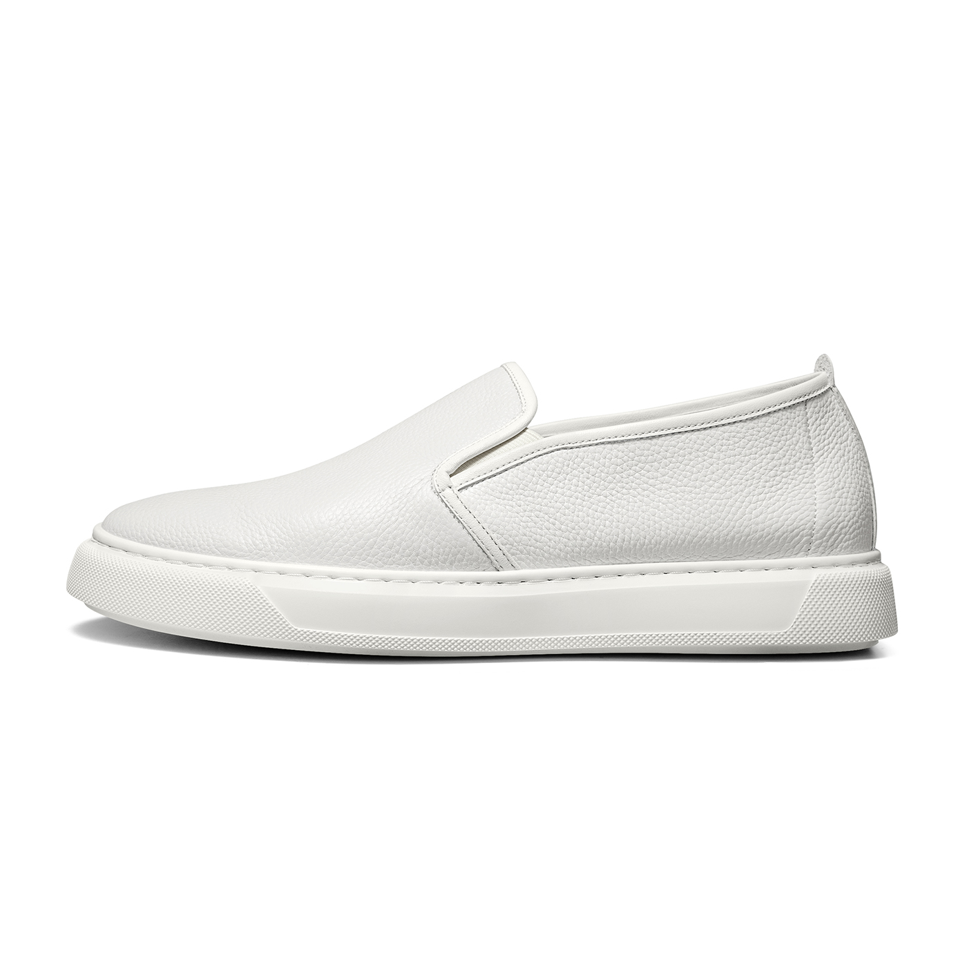 

Минималистичный универсальный белый слипоны для скейтборда мужские THOM WILLS, кофейный замша G883