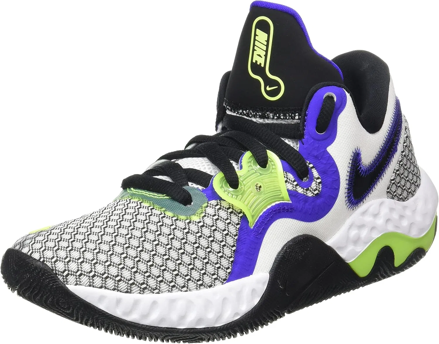 Мужские кроссовки Nike Renew Elevate II, White Black Volt Indigo Burst