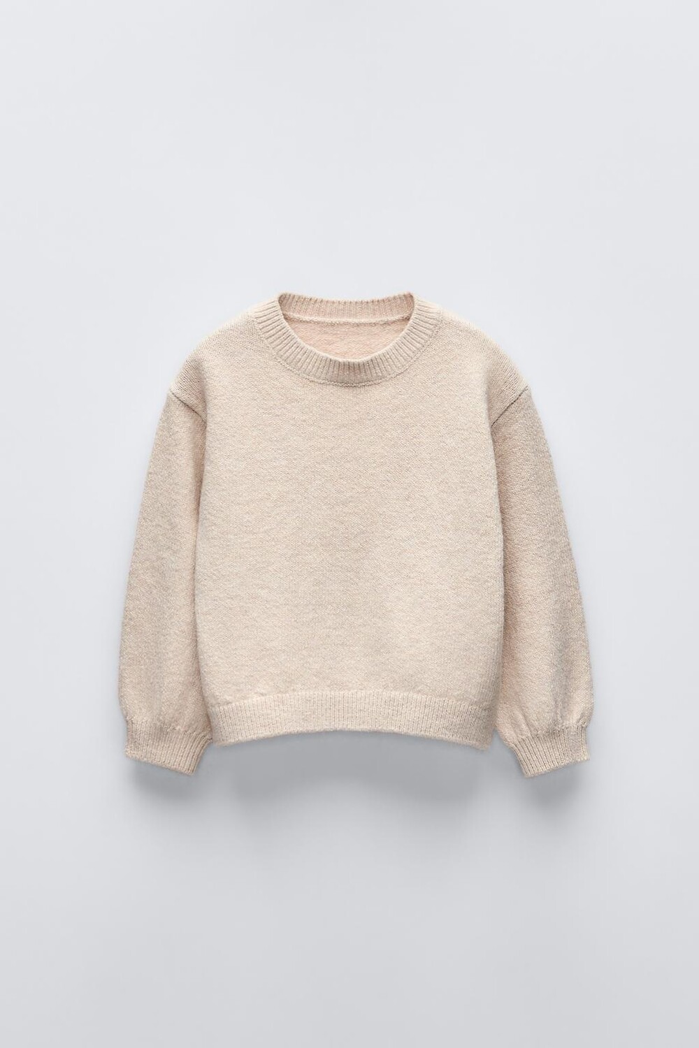 

Вязаный свитер ZARA, экрю