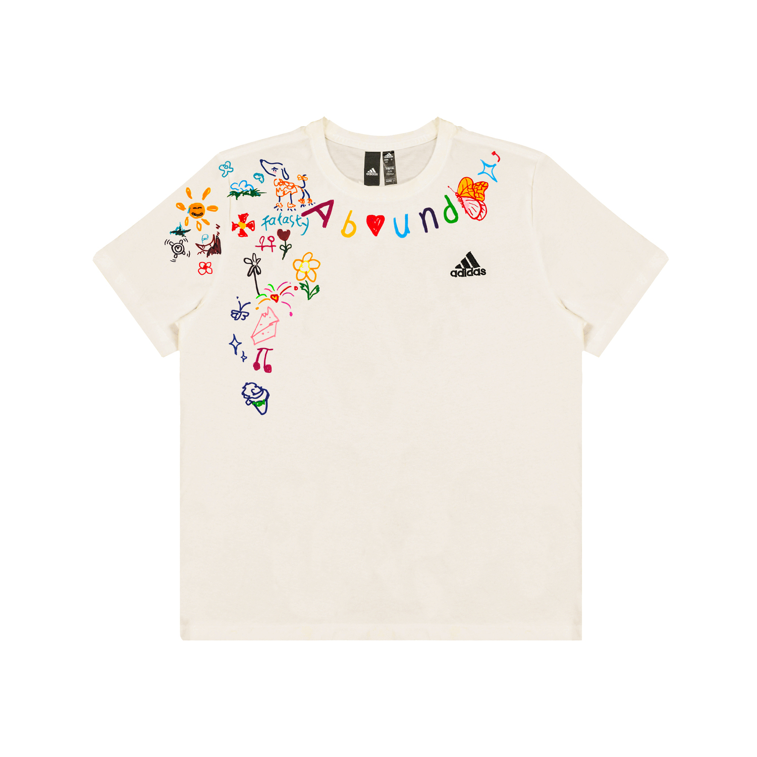 

Футболка Unisex 3 Stripes Fantasy Adidas, белый