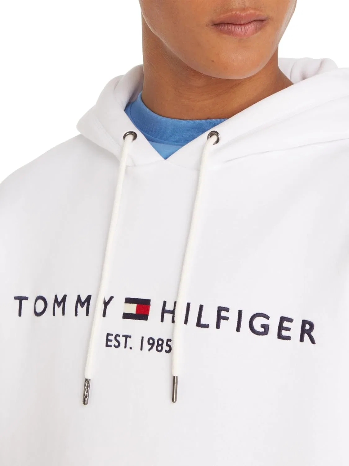 Футболка с капюшоном Tommy Hilfiger, белый — фото 3