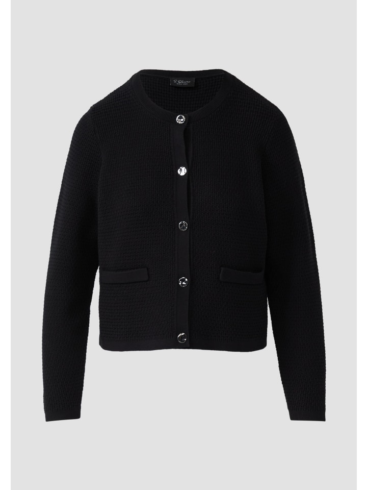 

Кардиган s.Oliver BLACK LABEL, черный