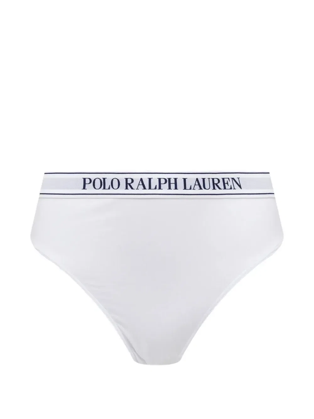 Трусы в рубчик с поясом с логотипом (комплект из трех штук) POLO RALPH LAUREN, синий — фото 2