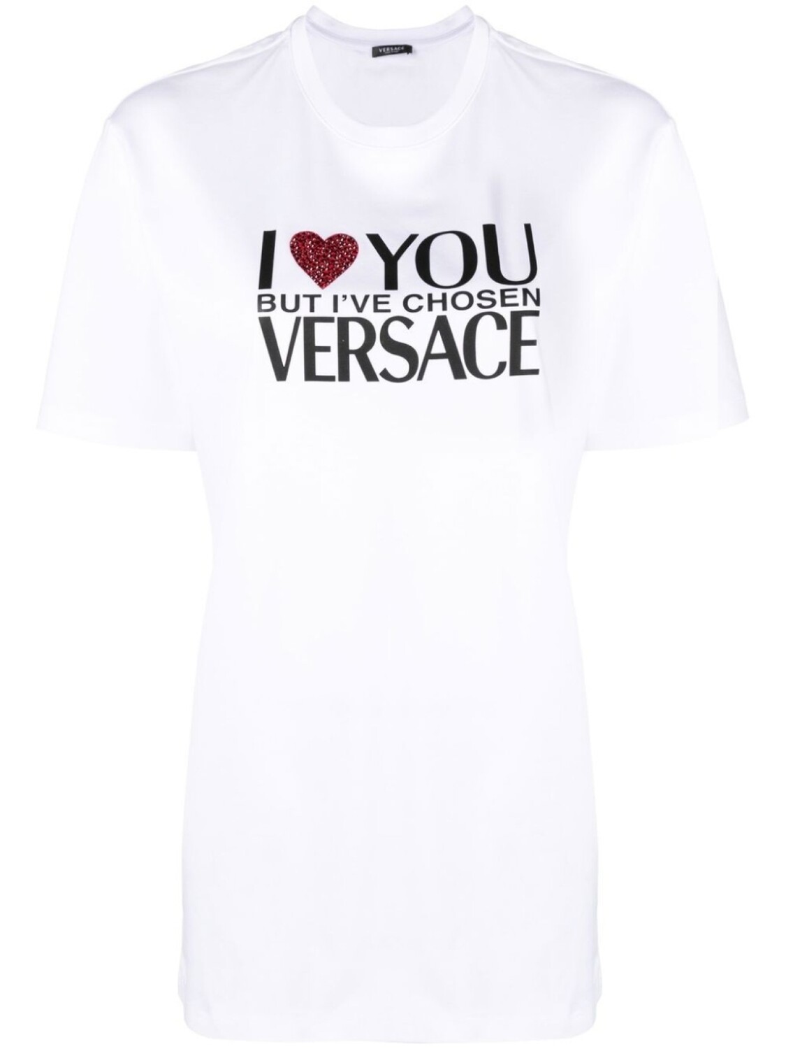 

Versace футболка с надписью, белый