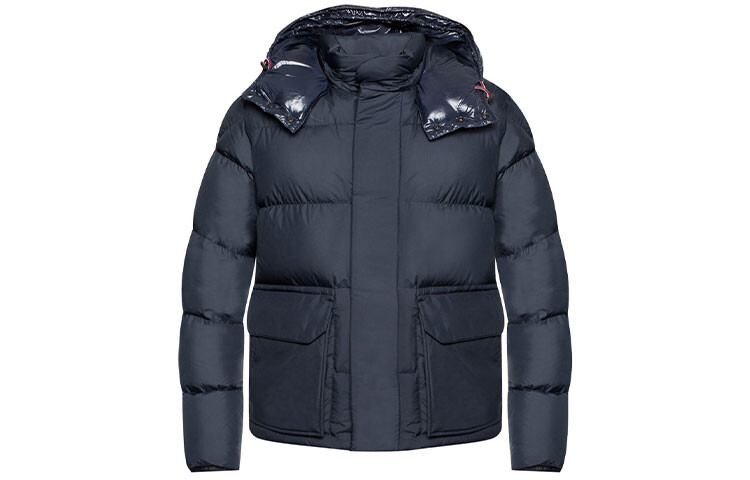 

Пуховик мужской темно-синий Moncler