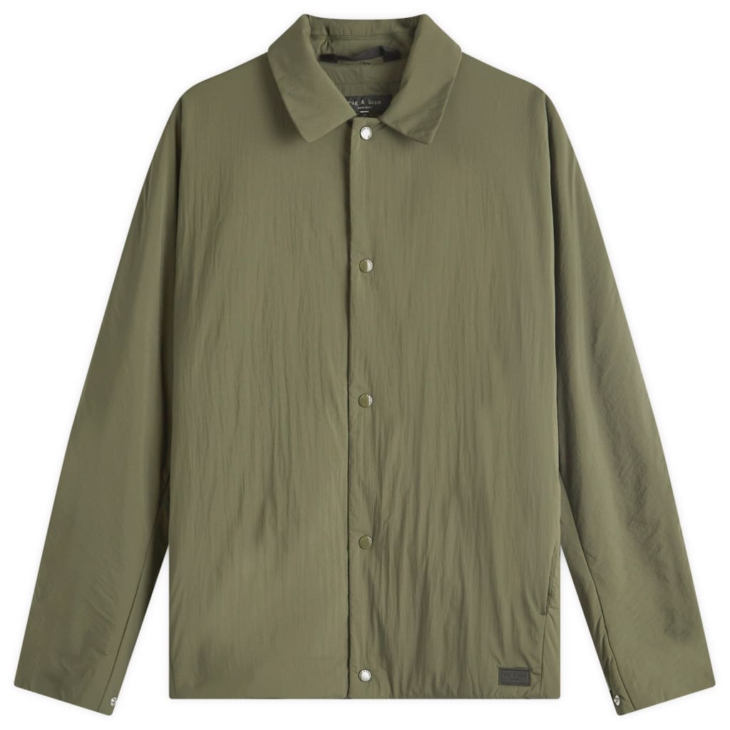 

Куртка утепленная пуховая Henderson overshirt Rag & Bone, цвет forgreen