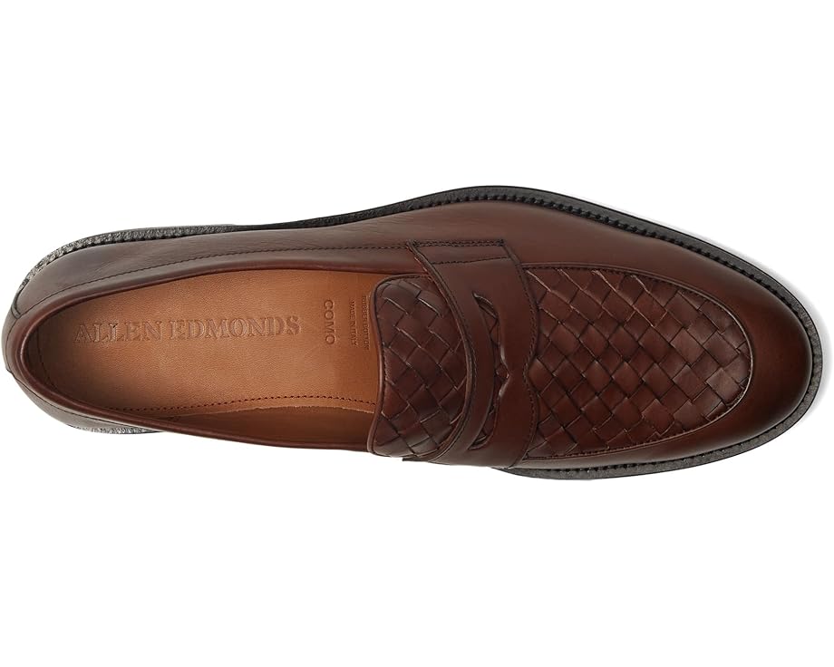 Лоферы Allen Edmonds Como Loafer/Moc Shoes, цвет Dark Brown Leather — фото 2