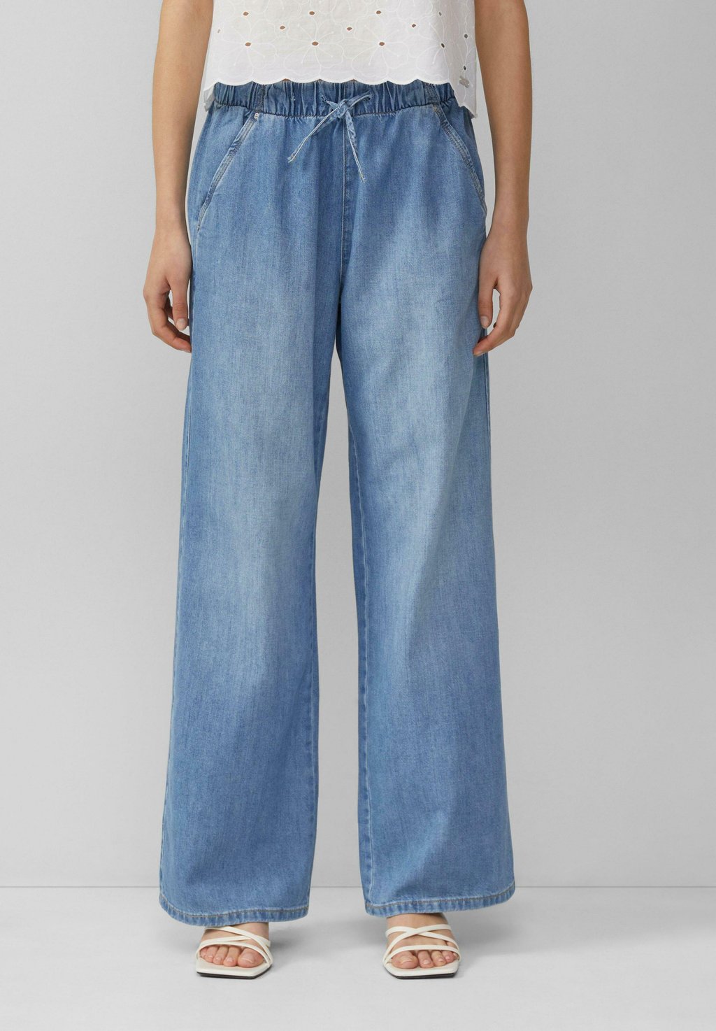 

Расклешенные джинсы SUMMER DENIM QS, цвет Blau
