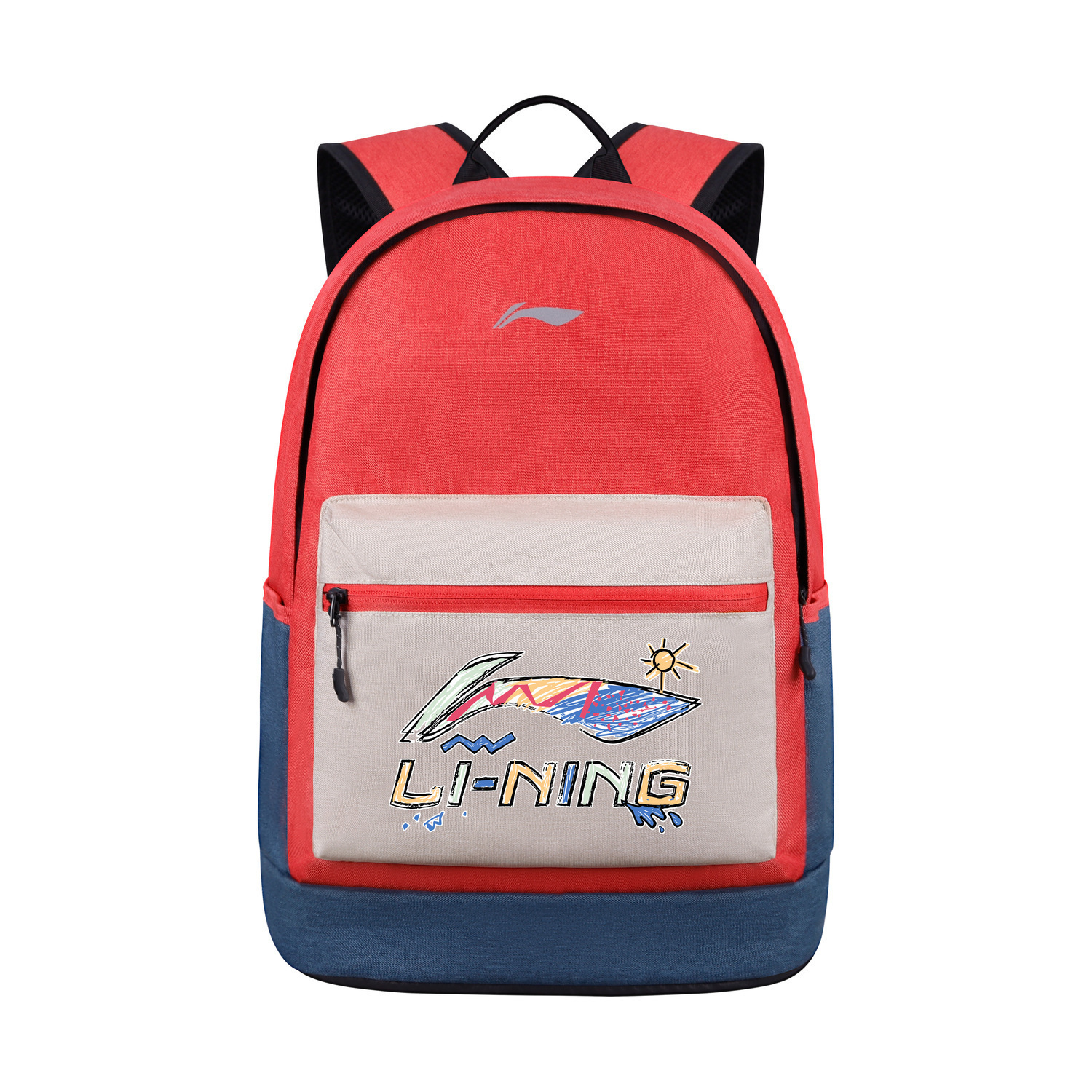 

LINING Полиэстеровый рюкзак унисекс оранжево-красный, Orange Red