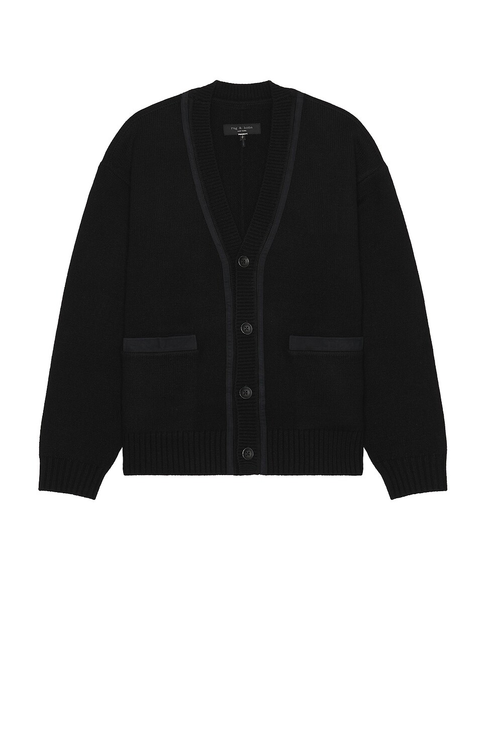 

Замшевый кардиган Clarkson Rag & Bone, черный