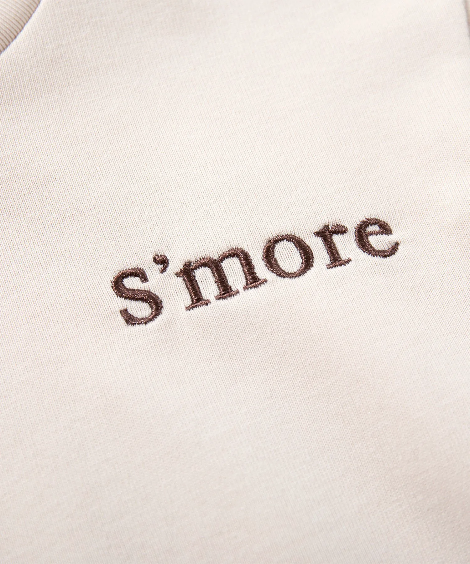 Детская футболка с длинными рукавами S'more/Just Go Out S'More, beige — фото 4