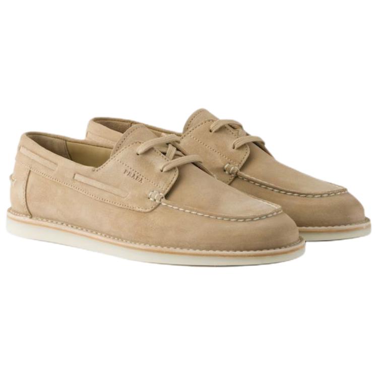Мужские повседневные кроссовки Men's Low top Beige PRADA, бежевый — фото 4