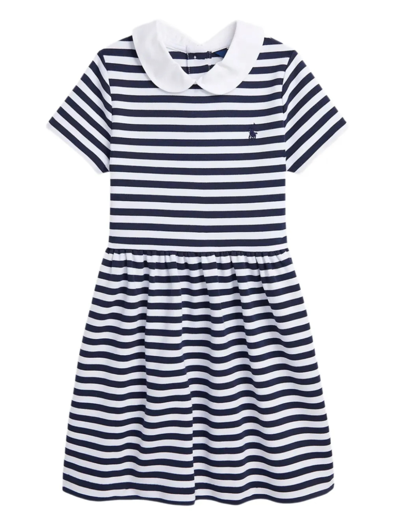 

Полосатое платье POLO RALPH LAUREN KIDS, белый