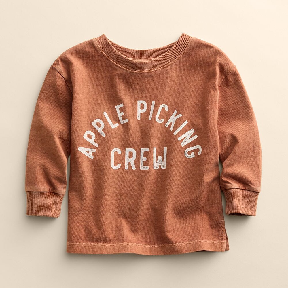 

Свободная органическая футболка Little Co. от Lauren Conrad для детей 4–12 лет Little Co. by Lauren Conrad, цвет Apple Picking Crew