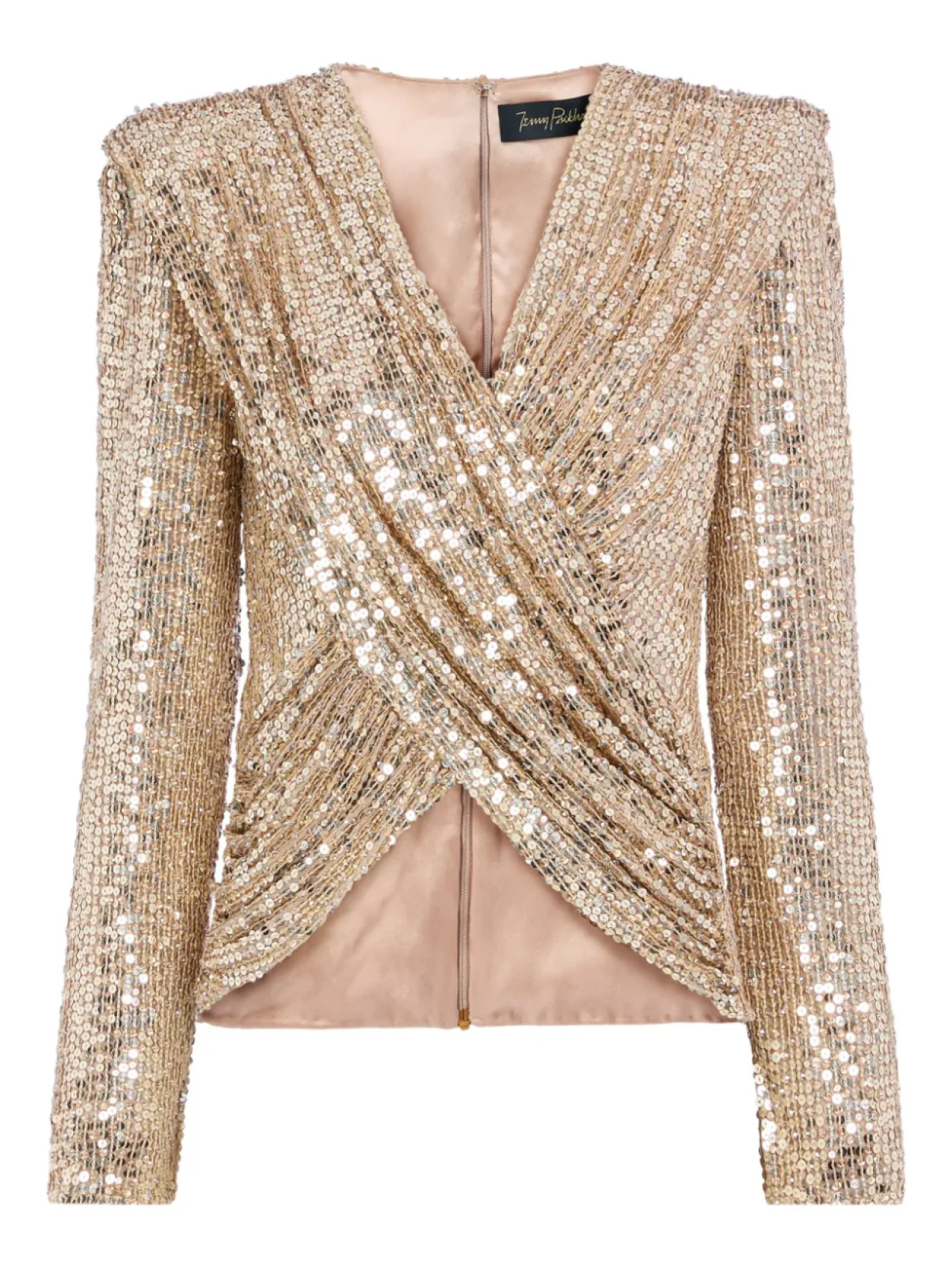 

Jenny Packham блузка Misty, золотой