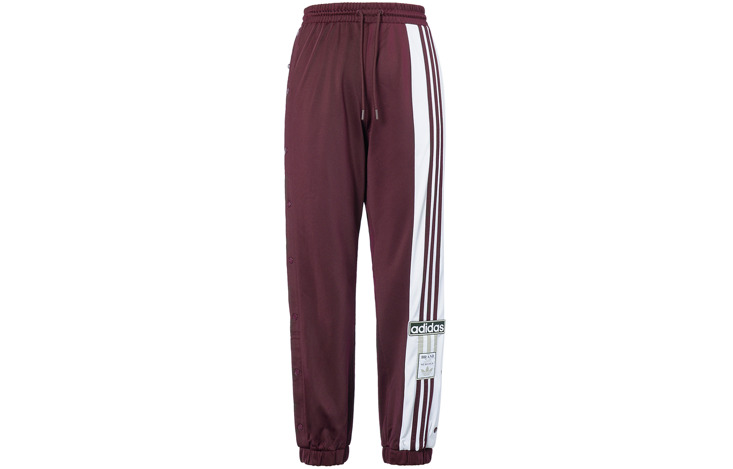 

Футболка Adidas Originals тёмного красно-фиолетового цвета