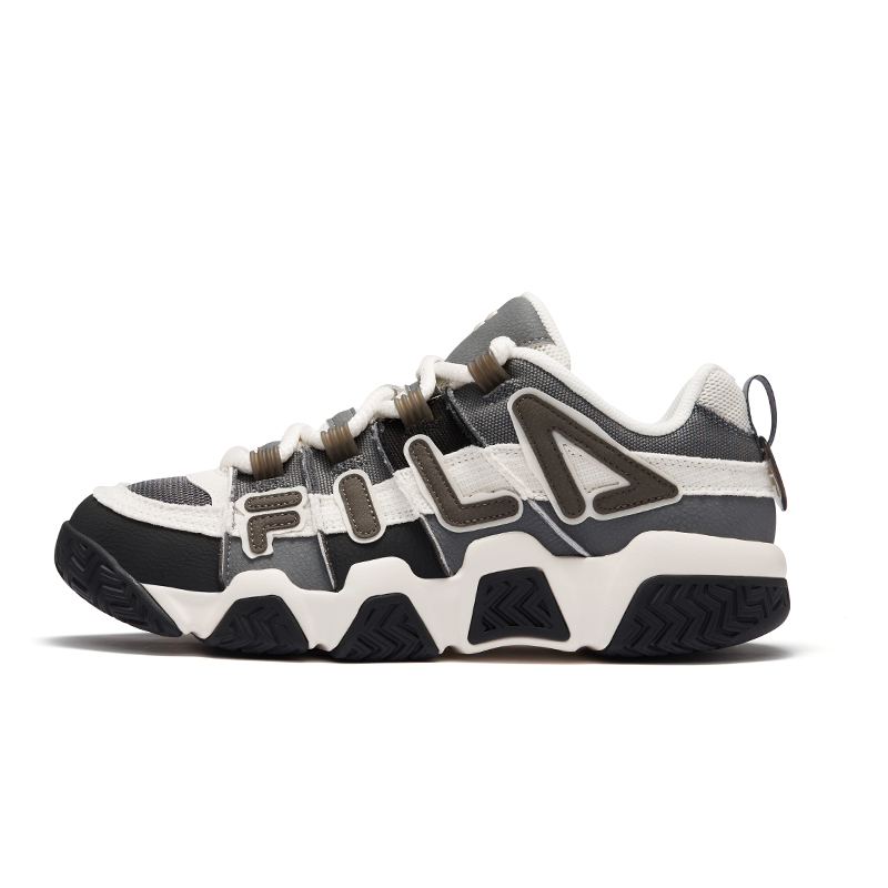 

BUSTER Puffy Кроссовки низкие баскетбольные мужские Rusty Gray Antique White FILA FUSION, Rusty Gray/Antique White