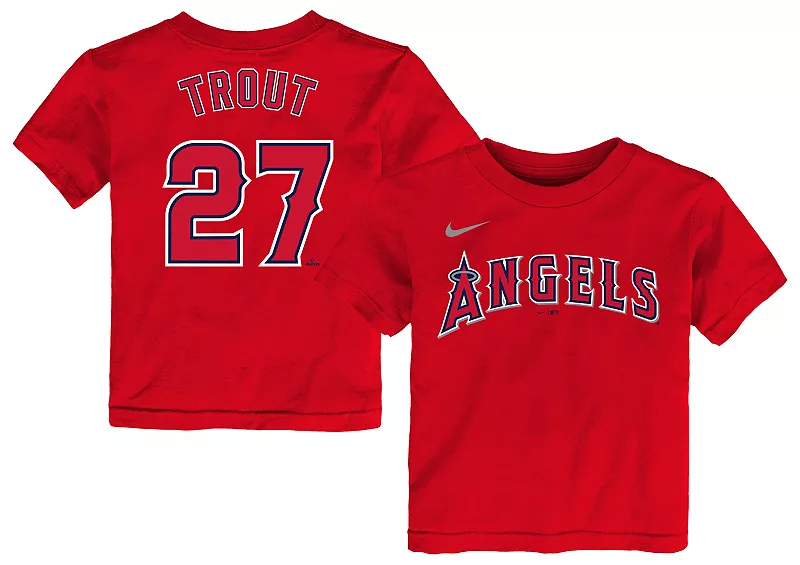 

Красная футболка Nike Toddler Los Angeles Angels Mike Trout #24