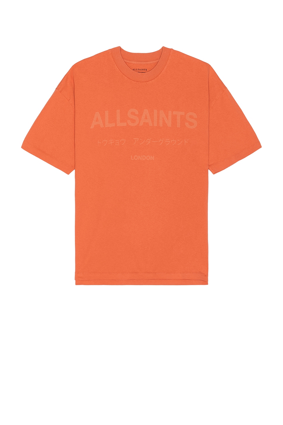 

Лазерная футболка Allsaints, оранжевый