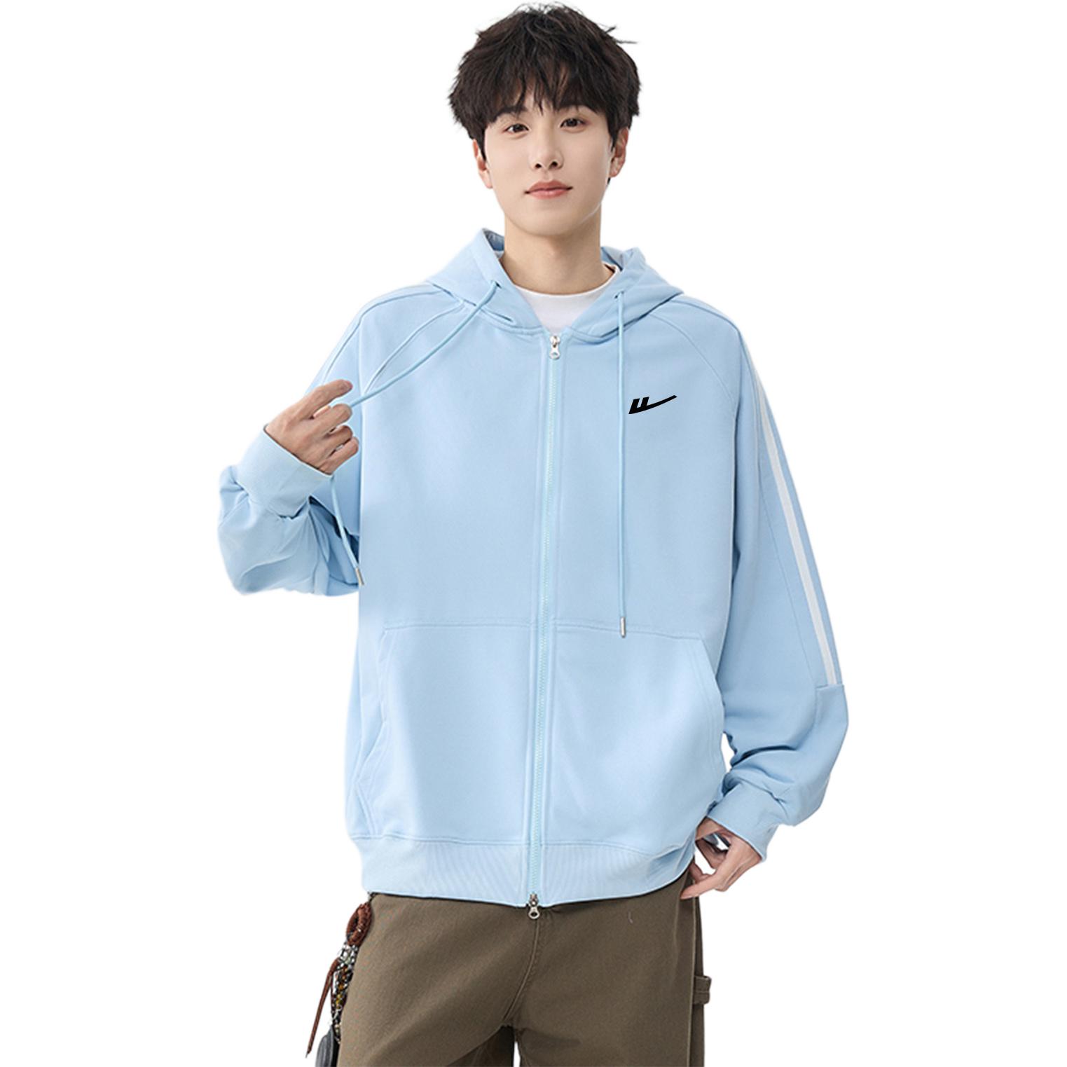 

Свитшот для мужчин и женщин WARRIOR, светло-синий[free diy brand merch]