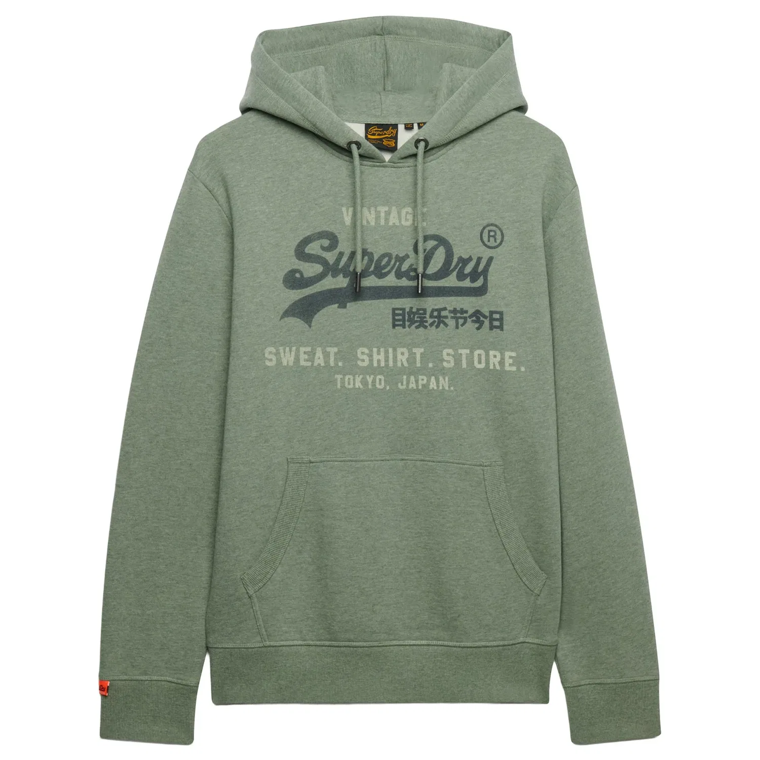 Худи большое, Superdry, зеленый