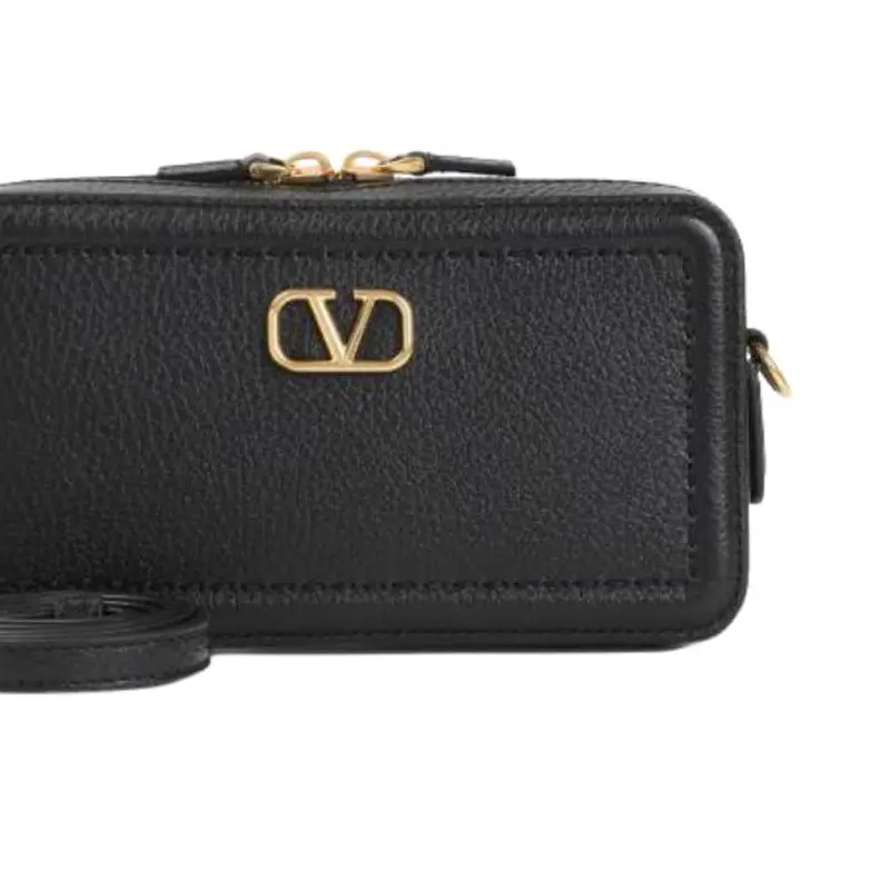 Valentino ALLTIME Calfskin Shoulder Bag Mini Women's Black — фото 4