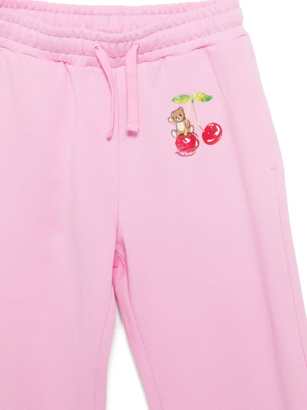 Спортивный костюм с графическим принтом Moschino Kids, розовый — фото 3