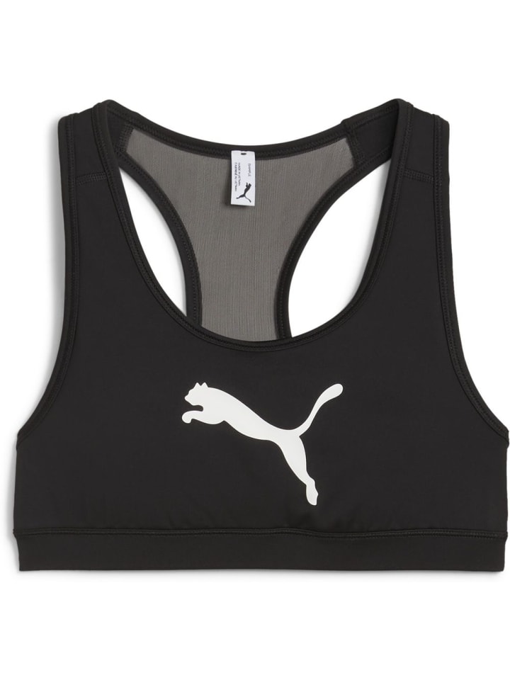 

Спортивный бюстгальтер "4KEEPS BRA - P" черного цвета Puma