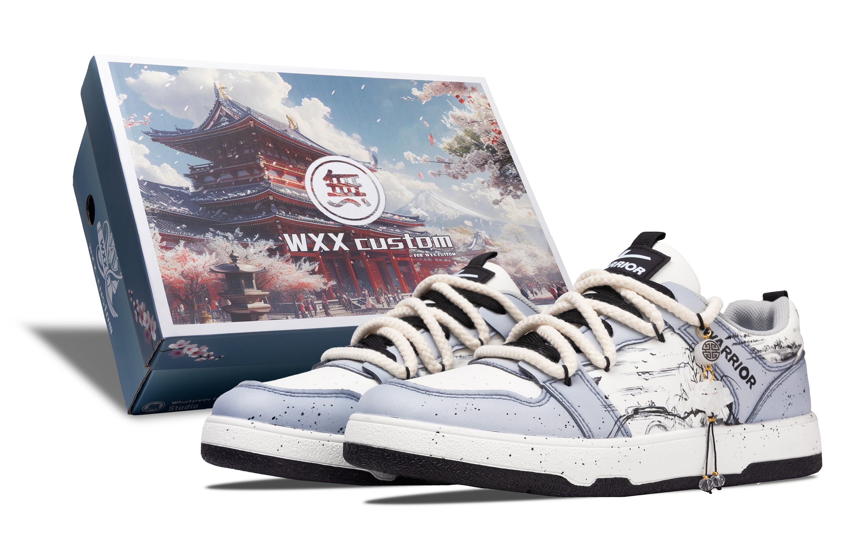 

Абразивостойкие амортизирующие низкие скейтборд кроссовки Unisex WARRIOR, светло-серый