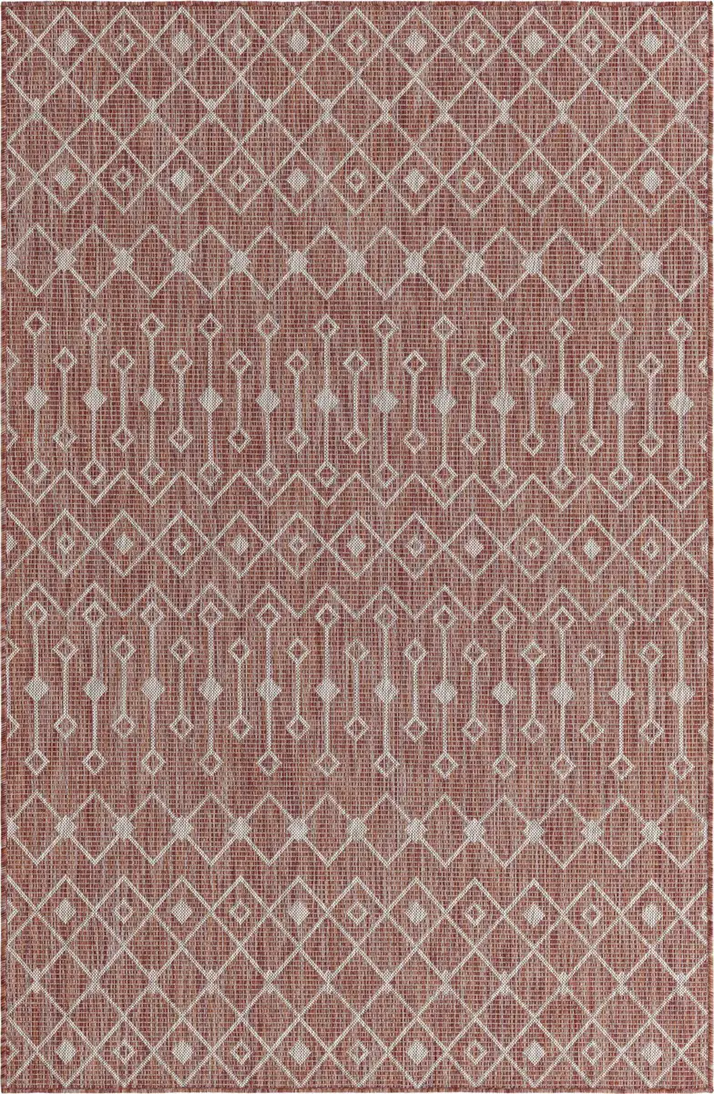 

Ковер Myflair "Outdoor Crosses" 183х274 см, цвет rostrot/grau