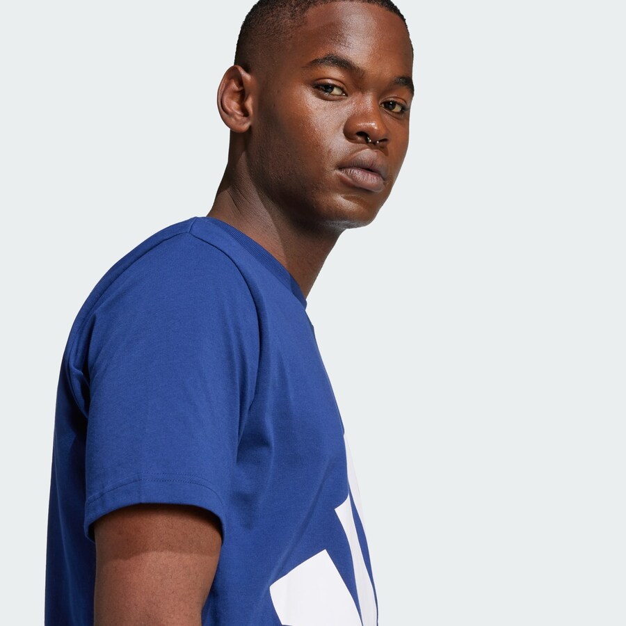 Рубашка для выступлений ADIDAS SPORTSWEAR Essentials, темно-синий — фото 3