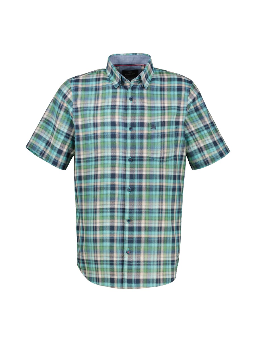 

Рубашка на пуговицах классического кроя LERROS, цвет Jade/Grass green