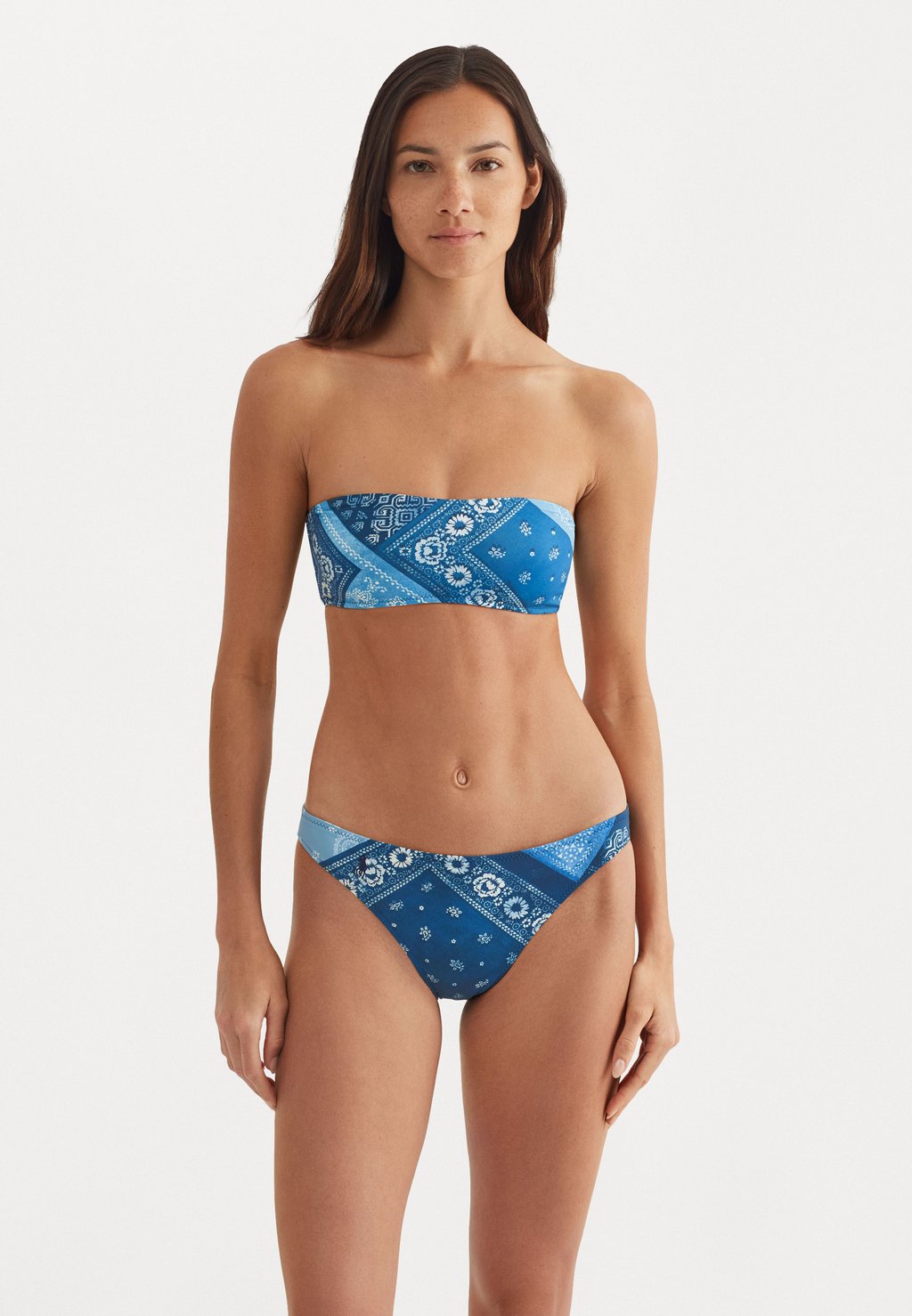 

Верх бикини STRAIGHT BANDEAU Polo Ralph Lauren, мультиколор