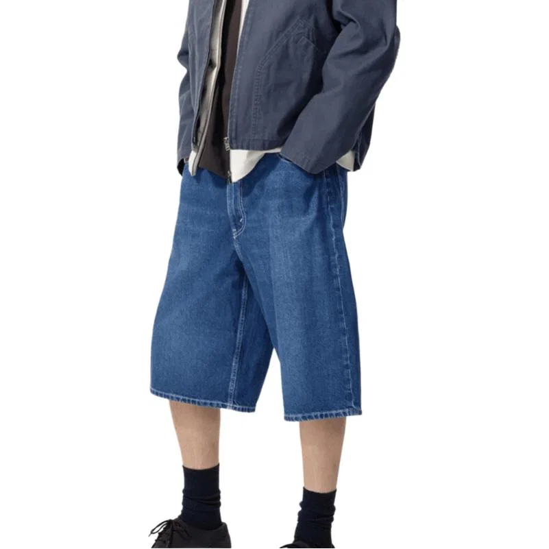 Шорты джинсовые мужские SS26 Blue Moderate UNIQLO