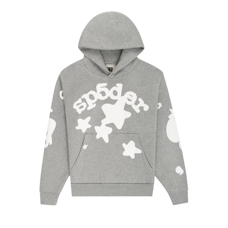 

Худи Sp5der Beluga Hoodie 'Dark Heather Grey', серый