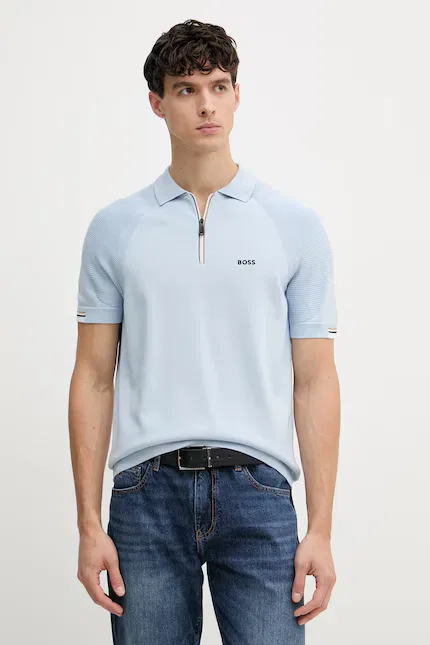 Свитер pullover BOSS Green, синий