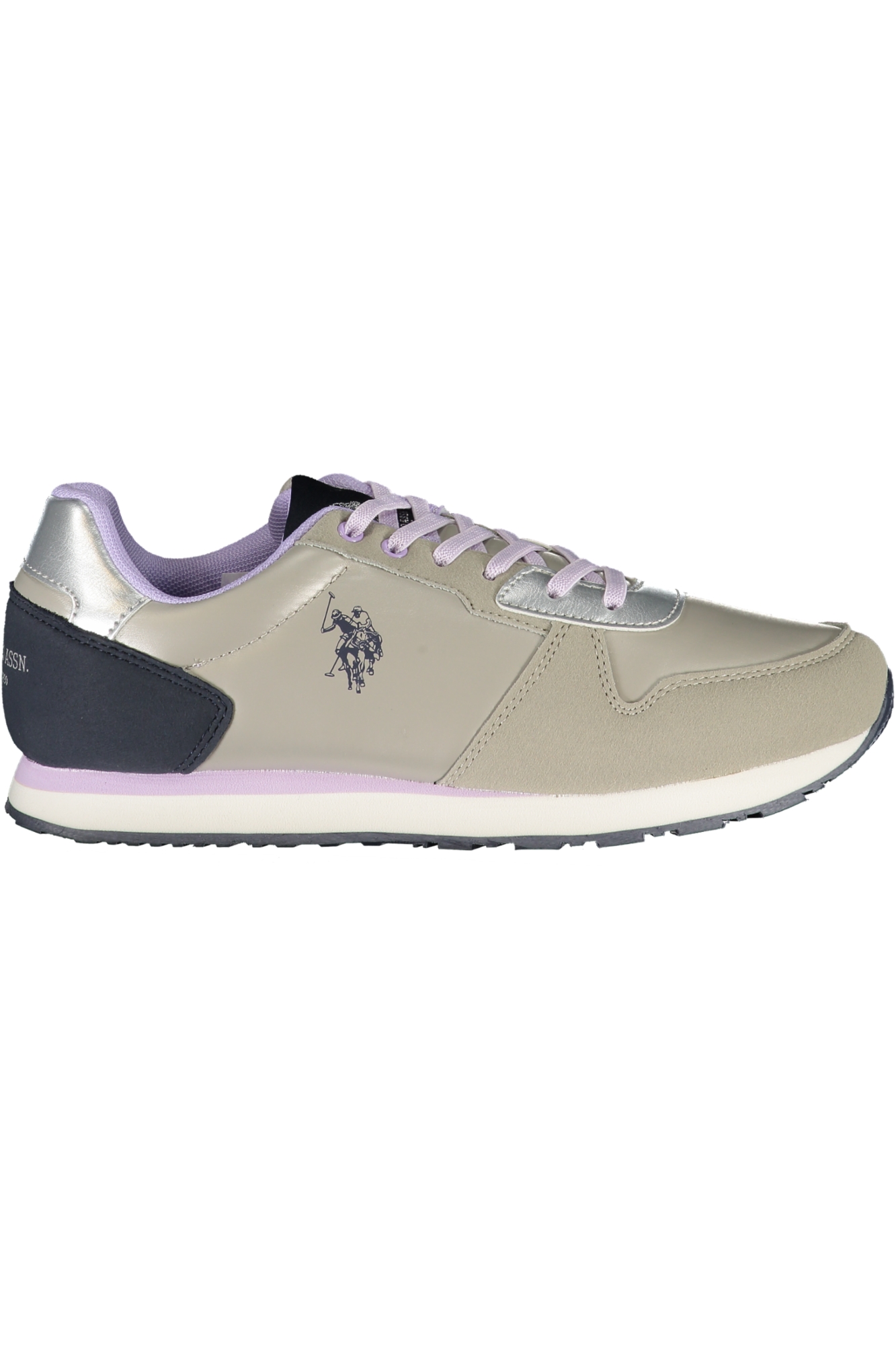 Кроссовки женские U.S. Polo Assn., серебряный