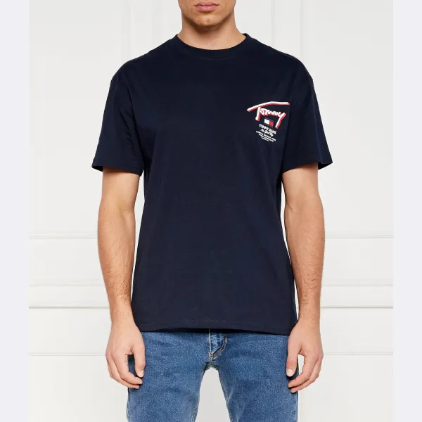 

Футболка стандартного кроя с уличными знаками Tommy Hilfiger, синий