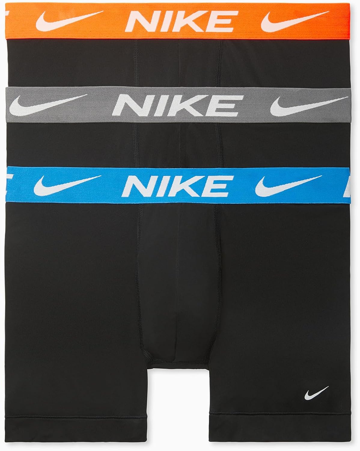 

Мужские боксеры Nike 3PK Dri-Fit, Black/Photo Blue/Cool Grey/Total Orange