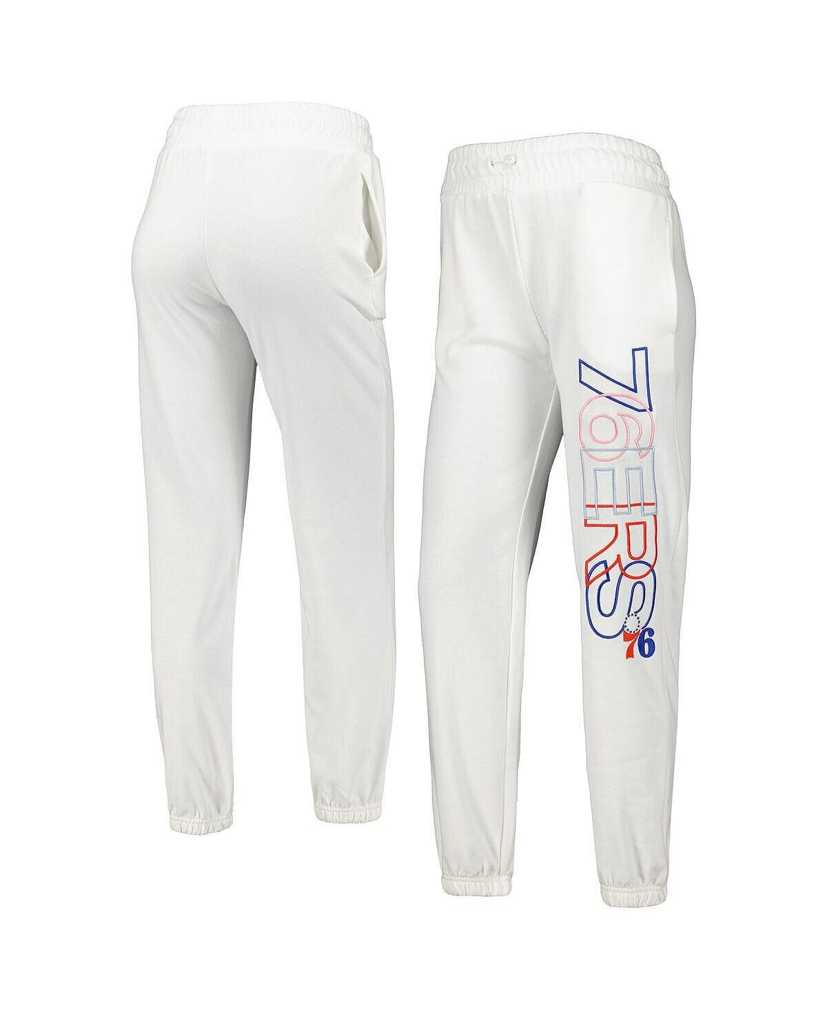 

Женские белые брюки Philadelphia 76ers Sunray Concepts Sport, белый