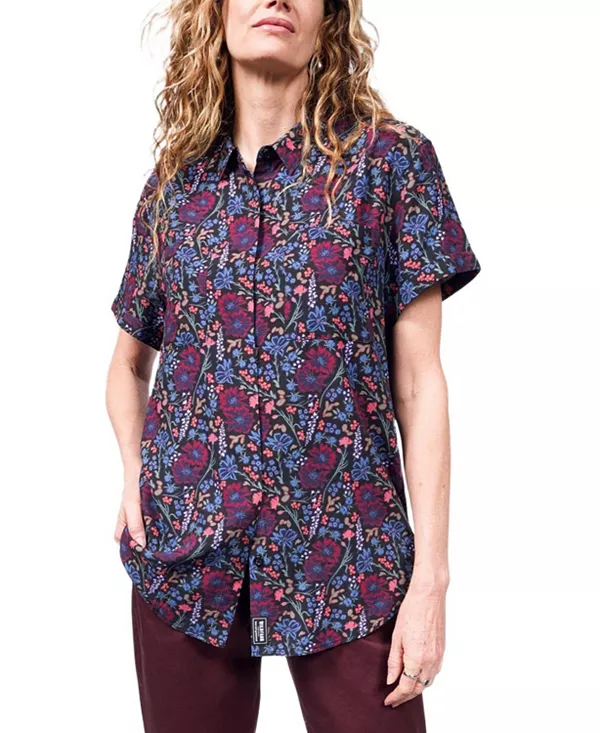 

Рубашка с пуговицами, придающая уверенность в себе Wildfang, черный