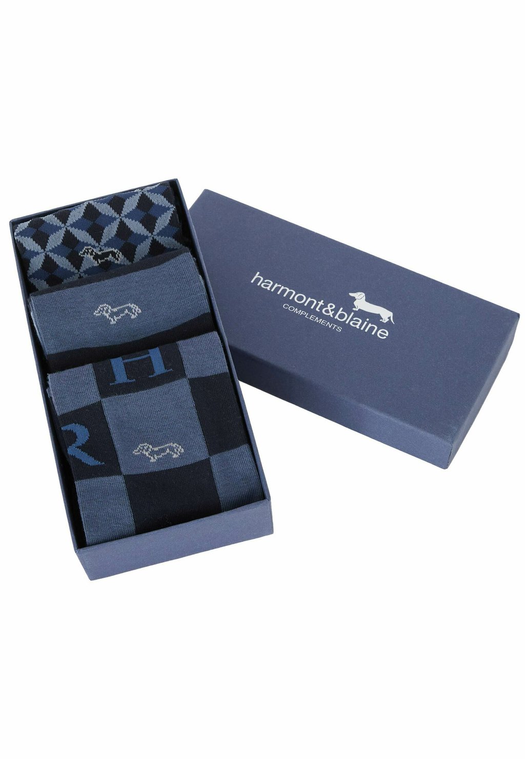 

Носки KIT MEDIE MULTI 3 PACK Harmont & Blaine, темно-синий