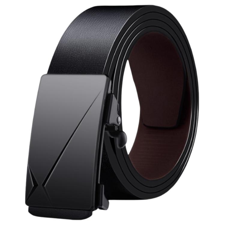 

WARRIOR Ремень мужской из спилка кожи Alloy черный, ширина 33 см