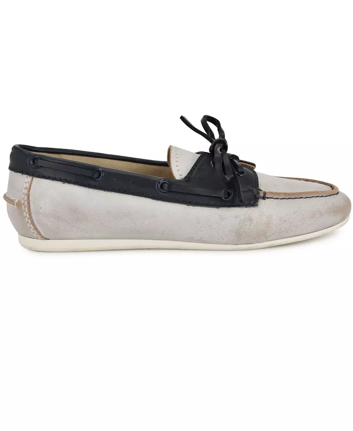 Женские яхтенные слипоны Boat Shoes Nine West, мультиколор — фото 2