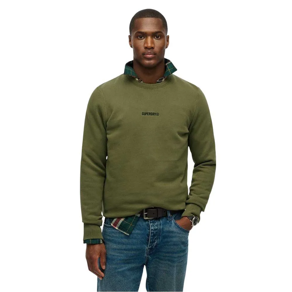 

Толстовка Superdry Micro Logo, зеленый