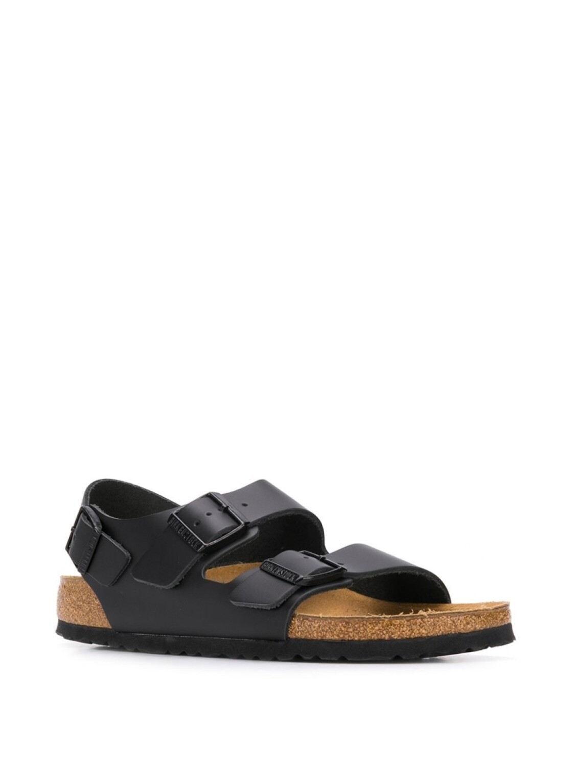 Сандалии Birkenstock Milano Natural Leather, черный — фото 2