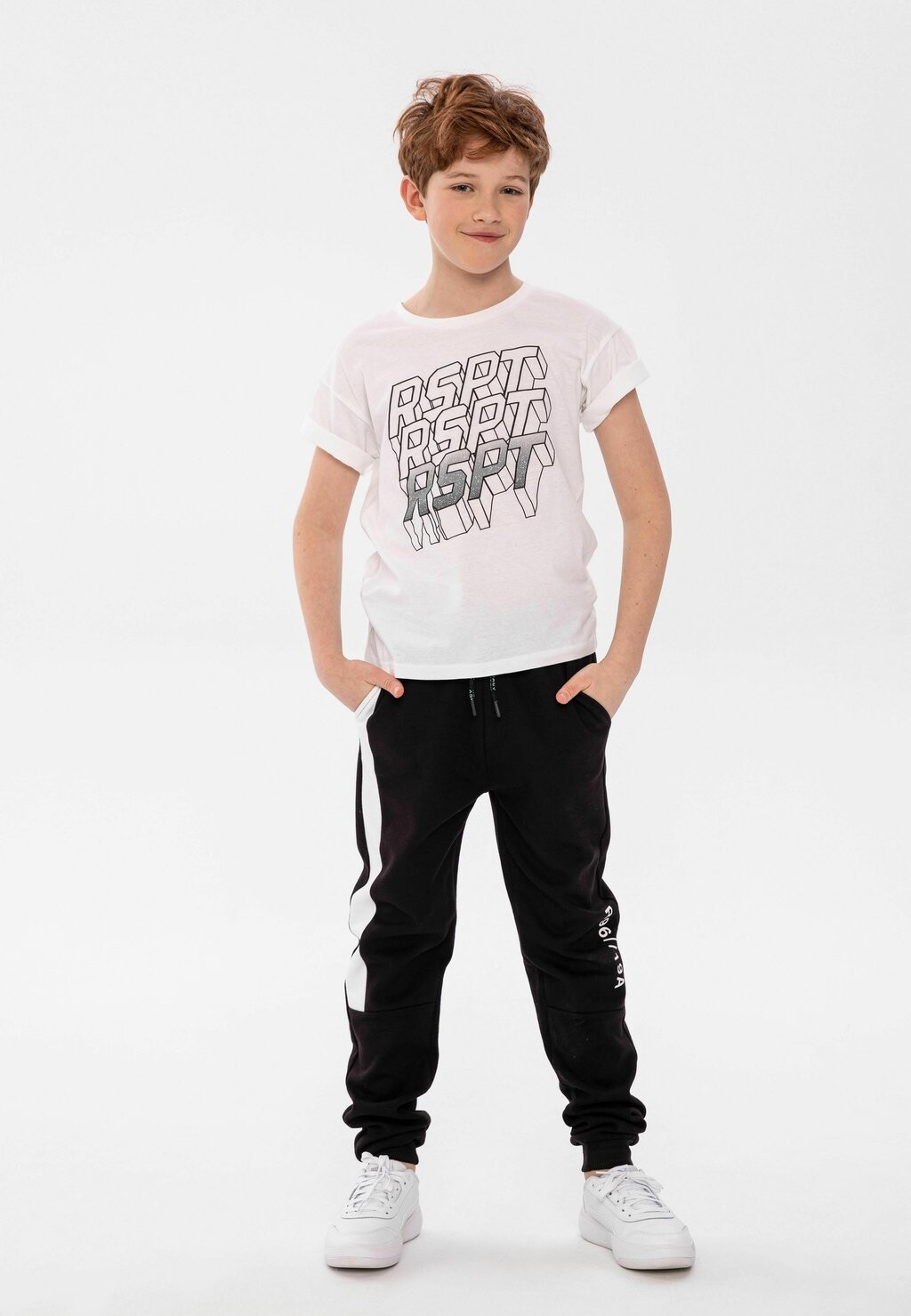 

Футболка с принтом SHORT SLEEVE MINOTI, цвет white
