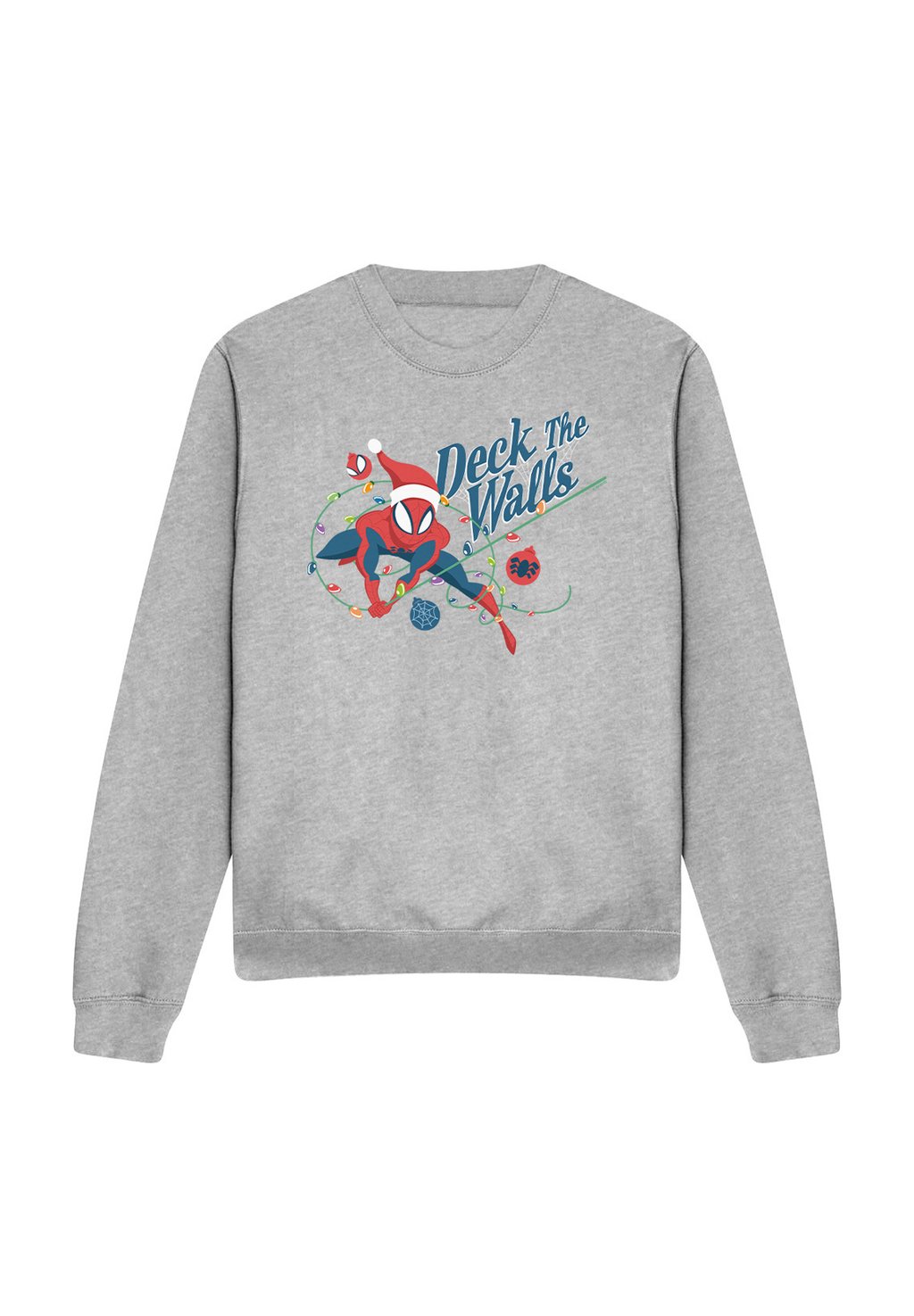 

Толстовка SPIDERMAN DECK THE WALLS PRINT Marvel, серый