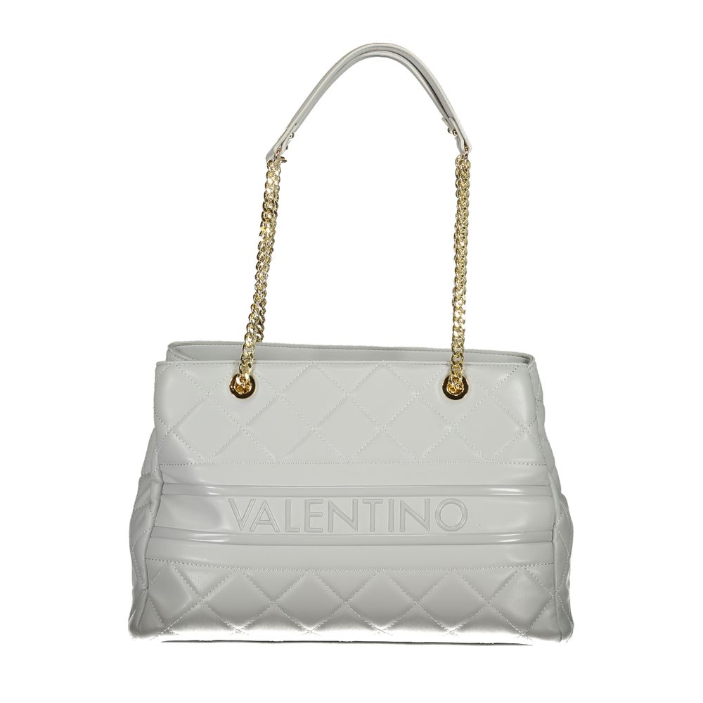 

Серая полиэтиленовая сумка Valentino Bags, серый